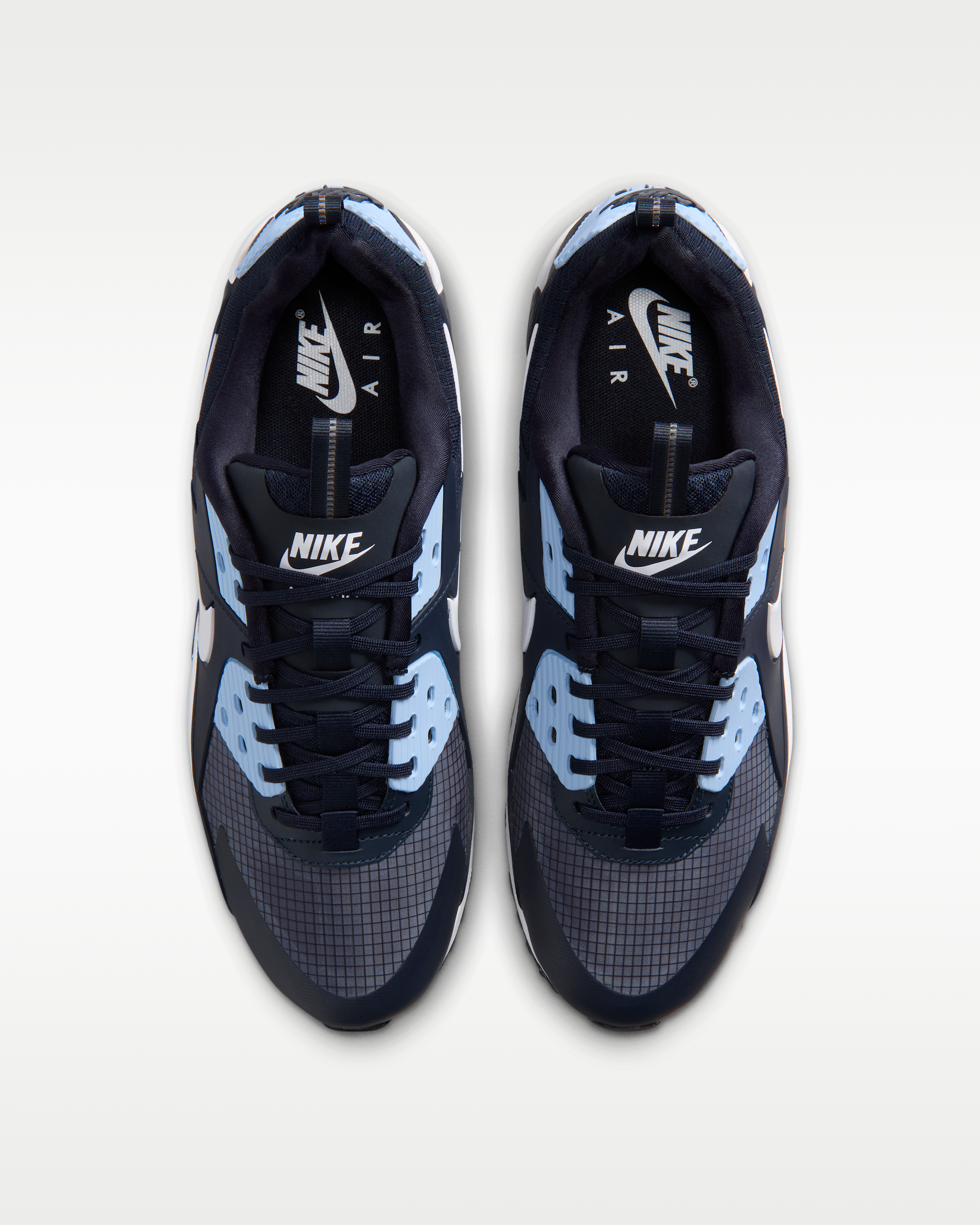 Nike Air Max 90 Drift Men's Shoes - Dark Obsidian/Psychic Blue/White - View 4