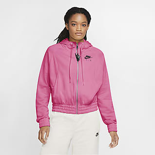 blue and pink nike tracksuit