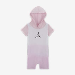 Jordan Baby (0-9M) Hooded Romper