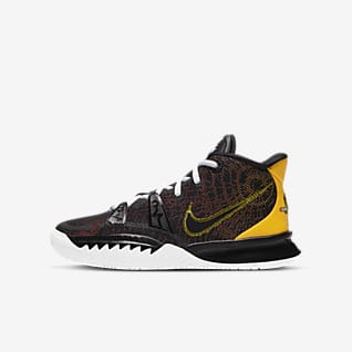 kyrie irving black and yellow shoes