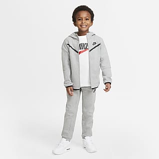 Nike Sportswear Tech Fleece Souprava mikiny s kapucí a kalhot pro malé děti
