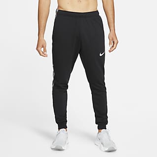 Nike Dri-FIT กางเกงเทรนนิ่งขายาวผู้ชายลายพรางทรงขาเรียว
