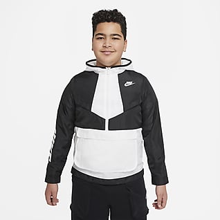 Nike Sportswear Windrunner Big Kids' (Boys') Anorak Jacket (Extended Size)