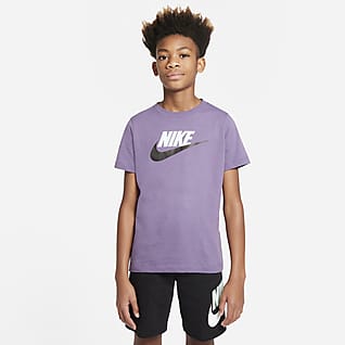 Nike Sportswear Bomulls-T-skjorte til store barn