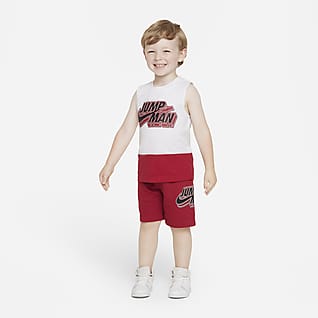 Jordan Conjunto de camiseta de tirantes y shorts para bebé