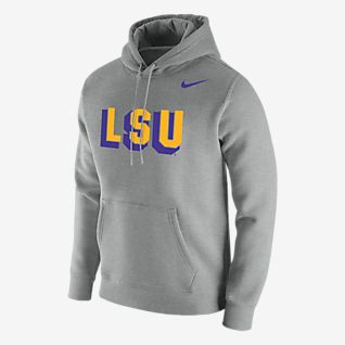 men's nike heathered gray lsu tigers local phrase pullover hoodie