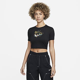 Nike Sportswear Top corto con ajuste entallado para mujer