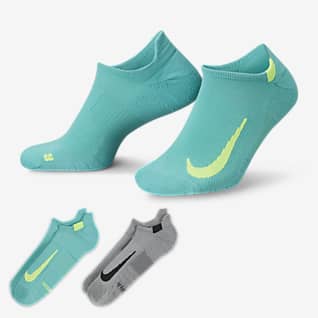 Nike Multiplier Meias de running No-Show (2 pares)