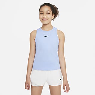 NikeCourt Dri-FIT Victory Koszulka tenisowa bez rękawów dla dużych dzieci (dziewcząt)