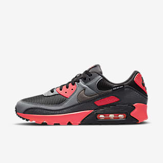 red nike air max shoes