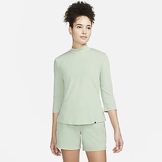 Nike Dri-FIT UV Ace Женская футболка с воротником-стойкой для гольфа