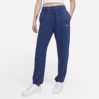 nike sportswear essential collection women's washed fleece trousers