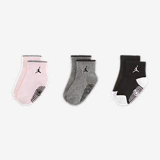 Jordan Baby Gripper Ankle Socks (3 Pairs)