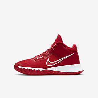 bright red nike shoes