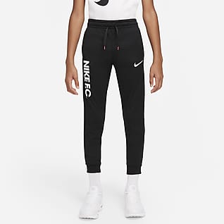 Nike F.C. Dri-FIT Pletené fotbalové kalhoty pro větší děti