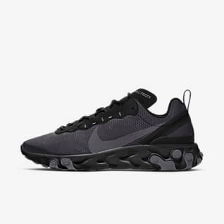 nike react noir bleu