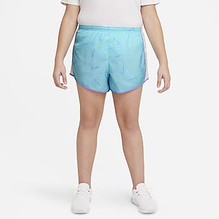 Nike Dri-FIT Tempo Big Kids' (Girls') Printed Running Shorts (Extended Size)