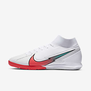 white nike indoor soccer shoes