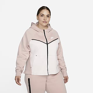 Nike Sportswear Tech Fleece Windrunner Sudadera con capucha de cierre completo para mujer talla grande