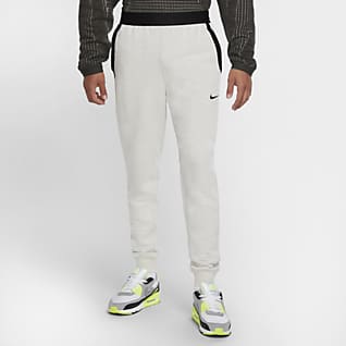 white nike sweatpants