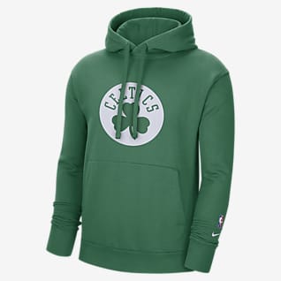 Boston Celtics Essential Pánská flísová mikina Nike NBA s kapucí
