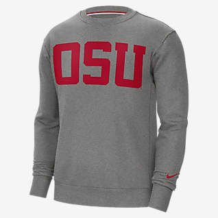nike college crew neck sweatshirts