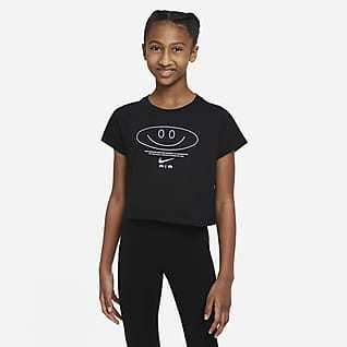 Nike Air Avkortet T-skjorte til store barn (jente)