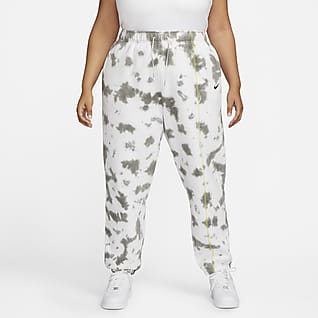 Nike Sportswear Dámské flísové batikované kalhoty (větší velikost)