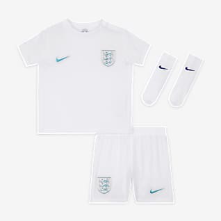 England 2022 Home Nike-fodboldsæt til babyer/småbørn