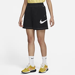 Nike Sportswear Swoosh 女子梭织高腰短裤