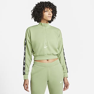 Nike Sportswear Essential Fleece-Kurzoberteil für Damen