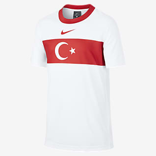 Домашняя форма Турции Игровая футболка с коротким рукавом для школьников