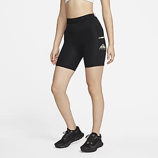 Nike Dri-FIT Epic Luxe กางเกงรัดรูปวิ่งเทรลขาสั้นผู้หญิง