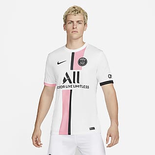Paris Saint-Germain 2021/22 Stadium (wersja wyjazdowa) Męska koszulka piłkarska Nike Dri-FIT