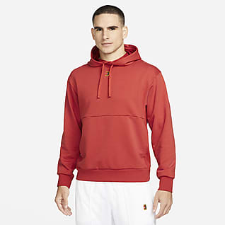 NikeCourt Fleece Erkek Kapüşonlu Tenis Üstü