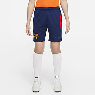FC Barcelona Strike Spodenki piłkarskie dla dużych dzieci Nike Dri-FIT