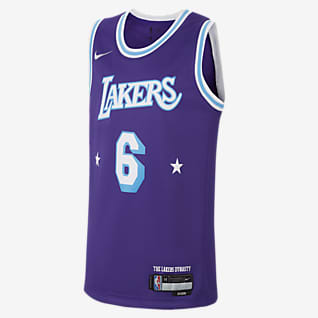 Los Angeles Lakers Koszulka dla dużych dzieci Nike Dri-FIT NBA Swingman