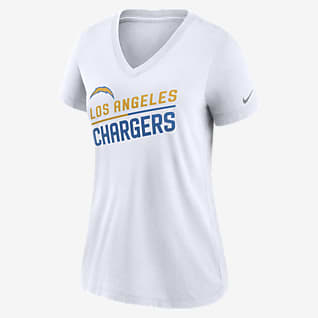 Nike Slant Team (NFL Los Angeles Chargers) Women's Mid V-Neck T-Shirt