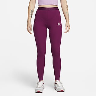 Nike Air Leggings de tiro alto con tela de canalé para mujer
