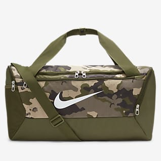 Nike Brasilia Maskáčová tréninková sportovní taška (malá, 41 l)