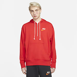 Hombre Rojo Sudaderas con y sin gorro. Nike US