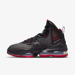 nike basketball shoes black and red