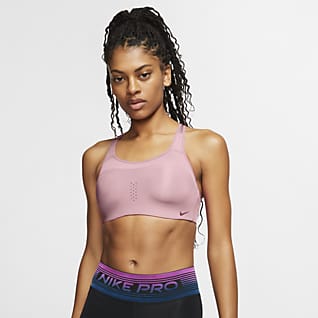Nike Alpha Bra deportivo con ojales y almohadilla de alta sujeción para mujer