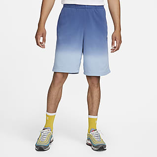 Nike Club+ Festékbe mártásos technikával színezett férfi francia frottír rövidnadrág
