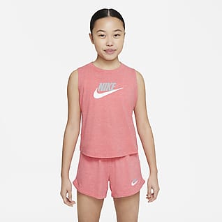 Nike Sportswear Singlet i jerseymateriale for store barn (jente)