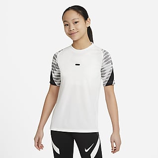 Nike Dri-FIT Strike Κοντομάνικη ποδοσφαιρική μπλούζα για μεγάλα παιδιά