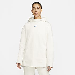 Nike Sportswear Oversized Fleece Funnel-Neck Hoodie