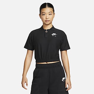 Nike Air 女款網眼布有領衫