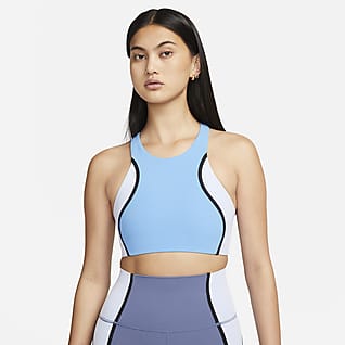 Nike Yoga Dri-FIT Swoosh 女款中度支撐型襯墊運動內衣