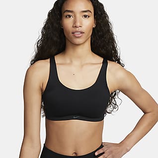 Nike Dri-FIT Alate Coverage Enyhe tartást adó, párnázott női sportmelltartó